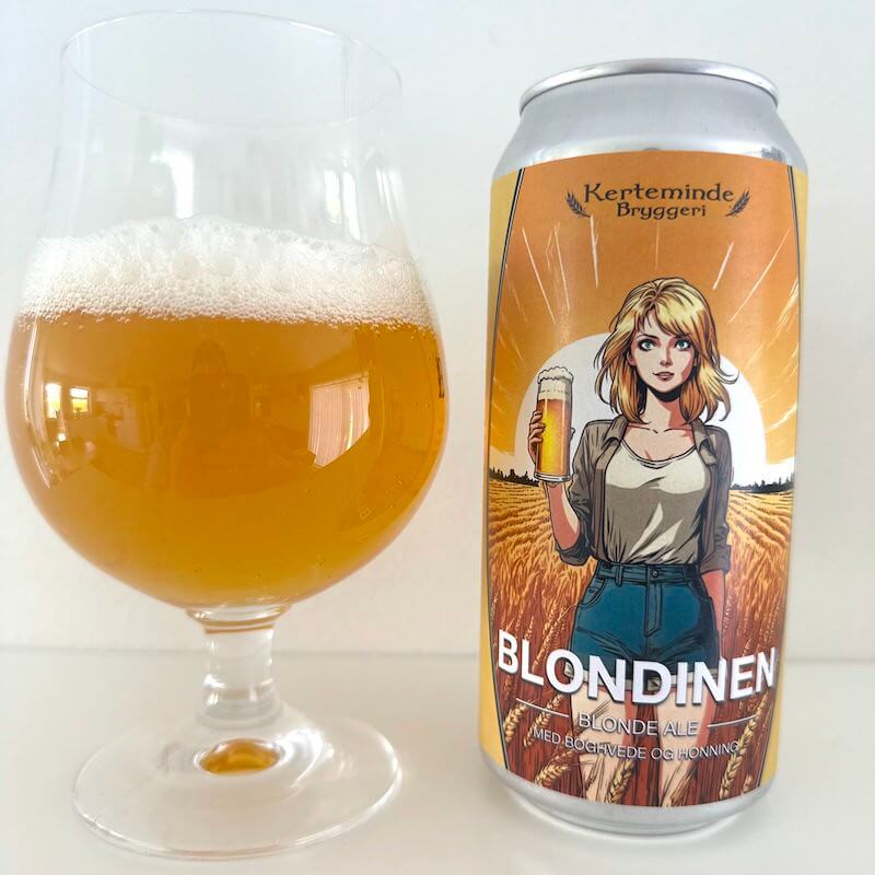 Blondinen i glas